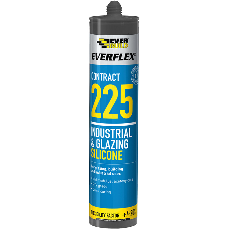 Glazing Silicone 295ml Black