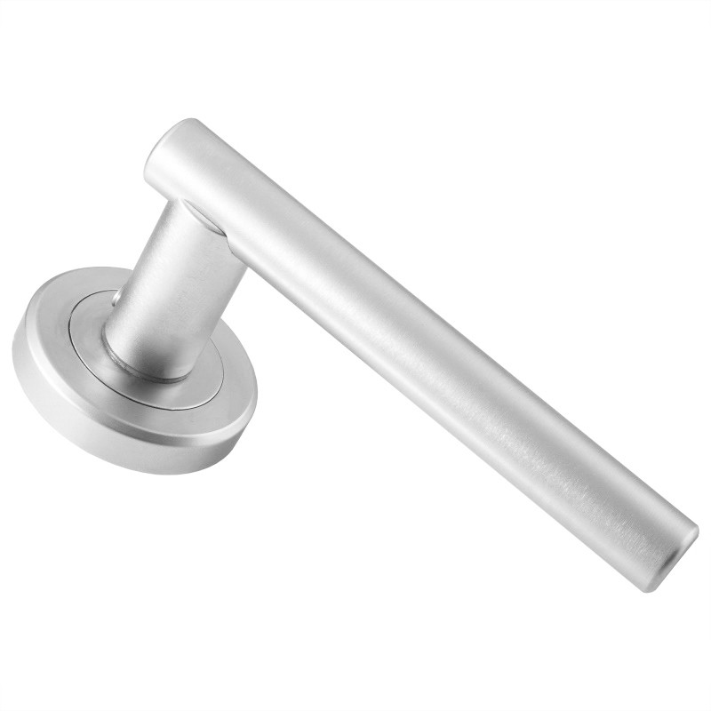 Serozzetta Philadelphia Lever On Rose Door Handles Satin Chrome