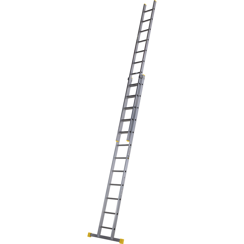 Werner Pro Square Rung Double Extension Ladder 3.57m