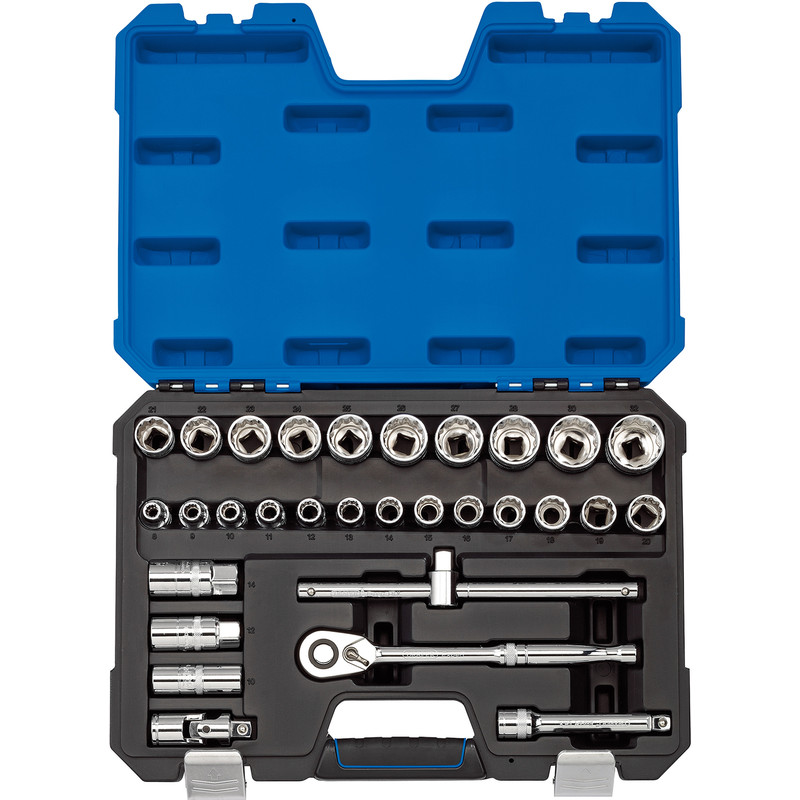 Draper Expert 1/2" Square Drive Metric Socket Set 30 Piece