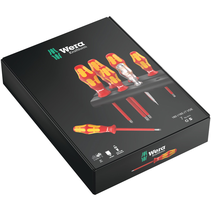 Wera Kraftform Plus VDE Lasertip Screwdriver Set