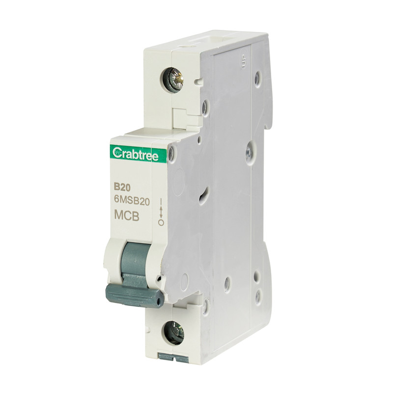 Crabtree Loadstar MCB 20A Single Pole Type B