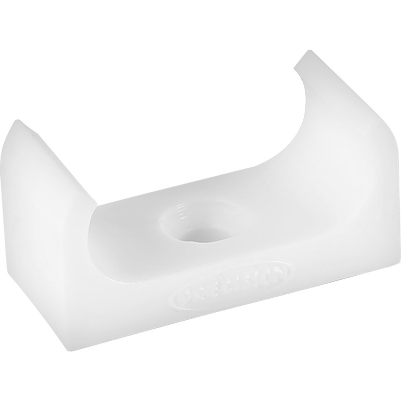 Oval PVC Conduit Clips 25mm Trade Pack