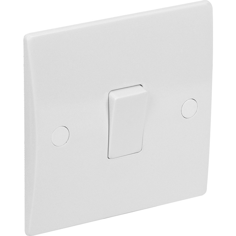 Axiom 10A Low Profile Switch 1 Gang 2 Way