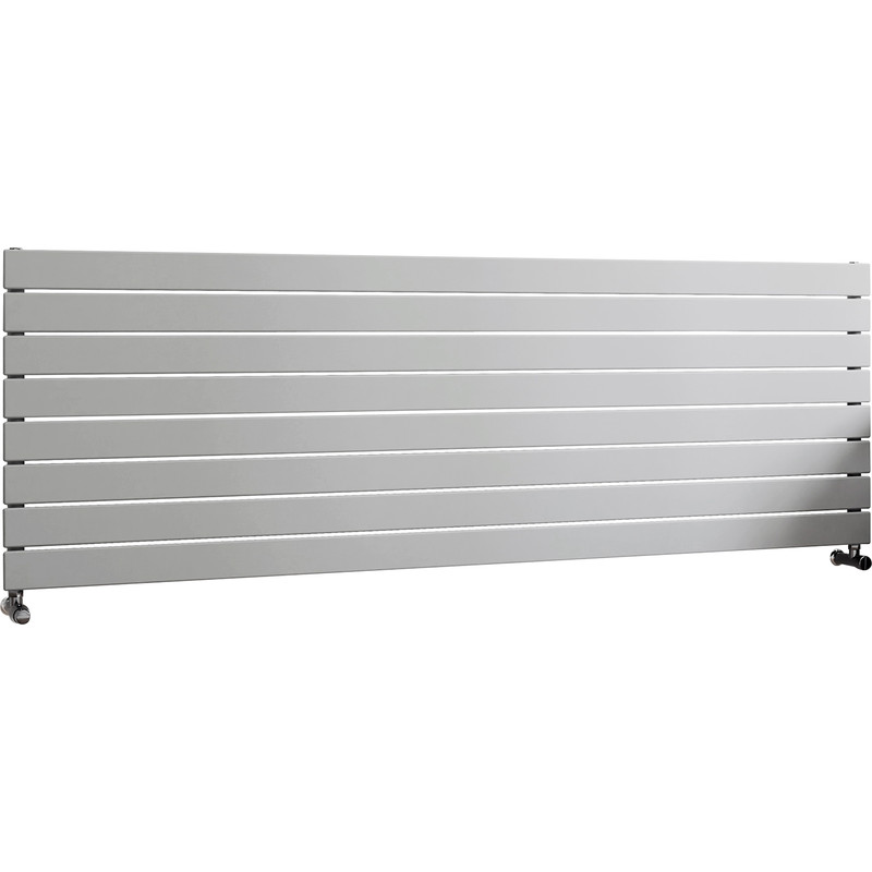 Ximax Oxford Single Horizontal Designer Radiator 595 x 1800mm 3849Btu Silver