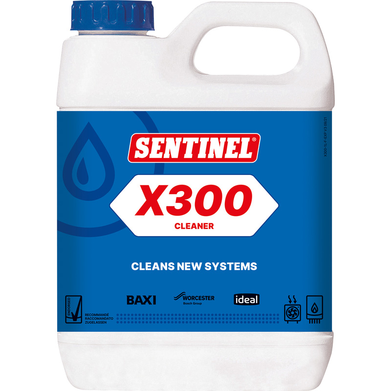 Sentinel X300 Cleaner for New Systems 1L