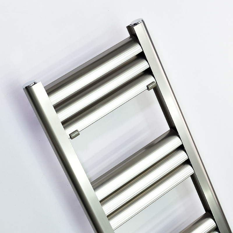 Towelrads Eton Brushed Aluminium Towel Radiator 800 x 500 1166Btu