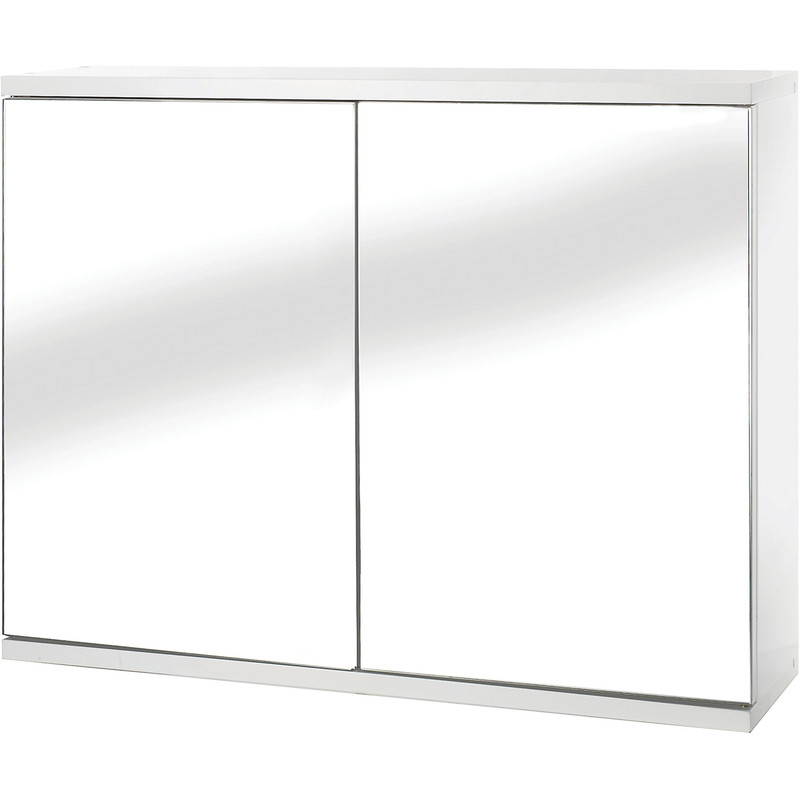Croydex Double Door MDF Bathroom Cabinet 450 x 600 x 140mm