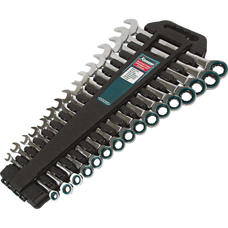 Kamasa Ratchet Ring Spanner Set 16 Piece