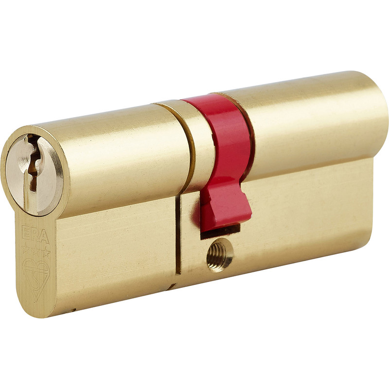 ERA 3 Star Euro Double Cylinder 45-45mm Satin Brass