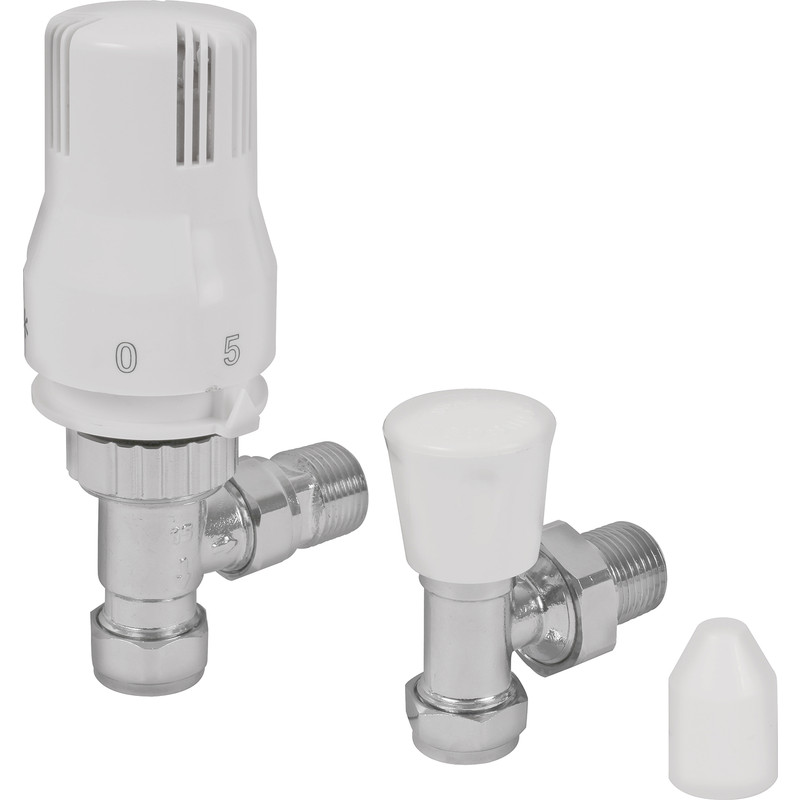 Contract Angled TRV & Lockshield 15mm