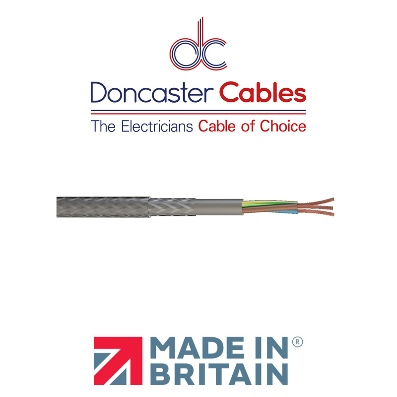 Doncaster Cables SY Cable 1.5mm2 Coil 3 Core