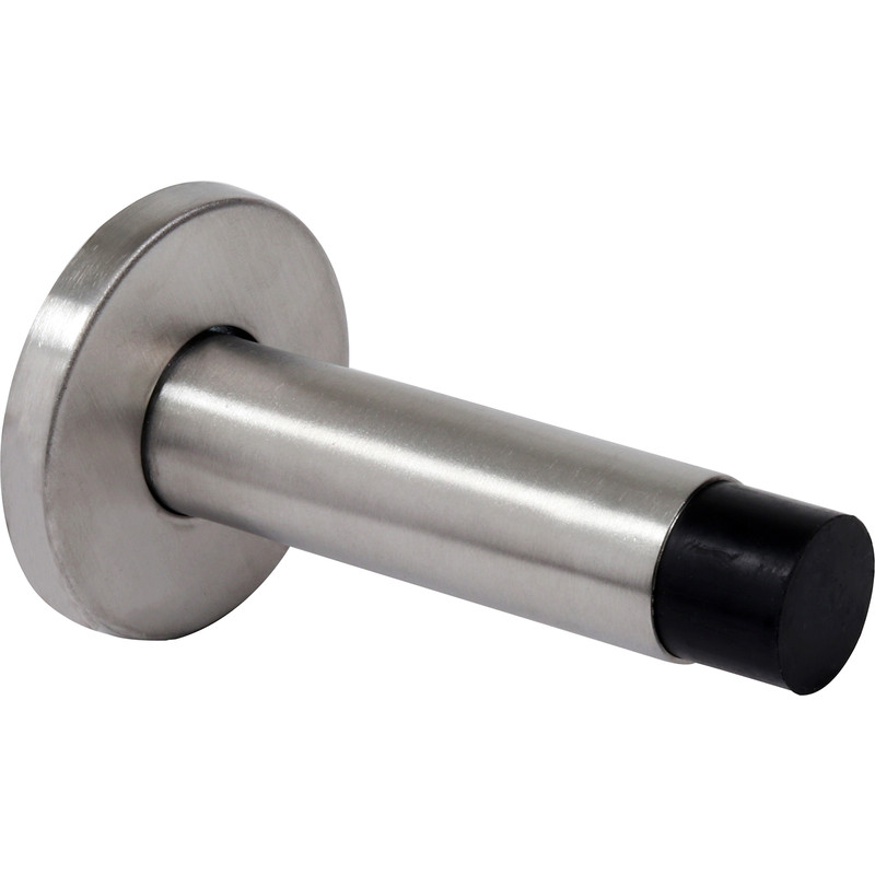 Satin Stainless Steel Projection Door Stop 75mm
