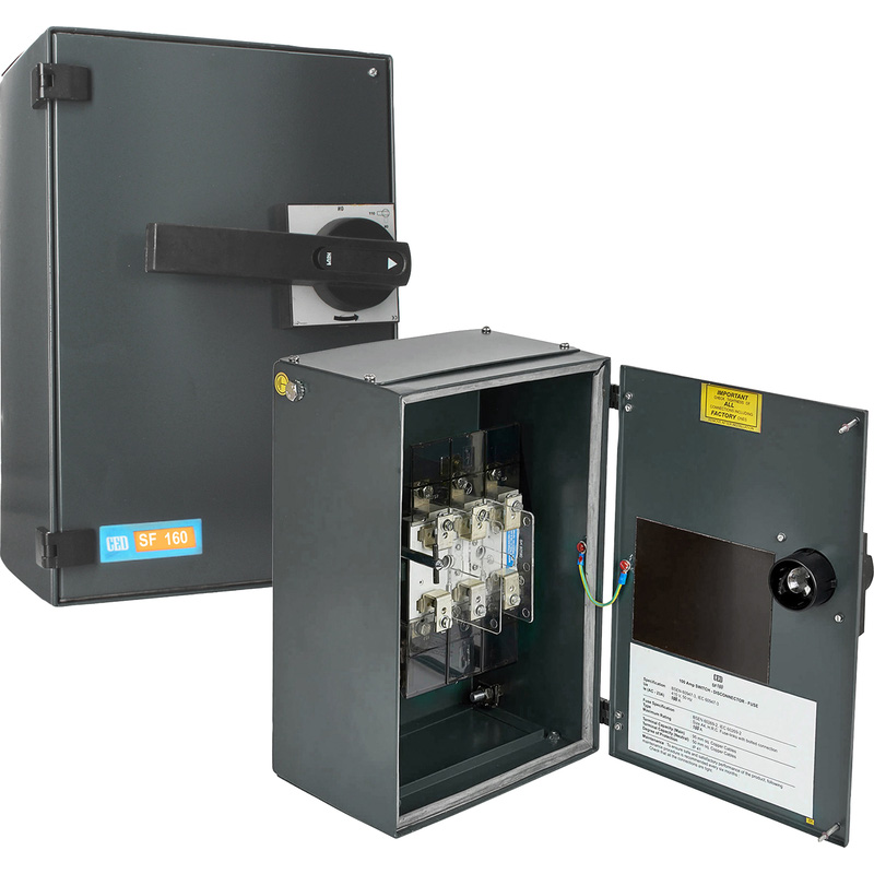 Metal Clad Switch Fuse Isolator 160A 400x275x245