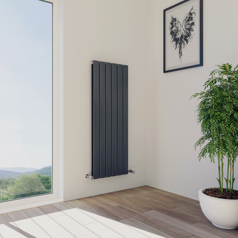 Ximax Oxford Duo Designer Radiator 1200 x 445mm 2785Btu Anthracite