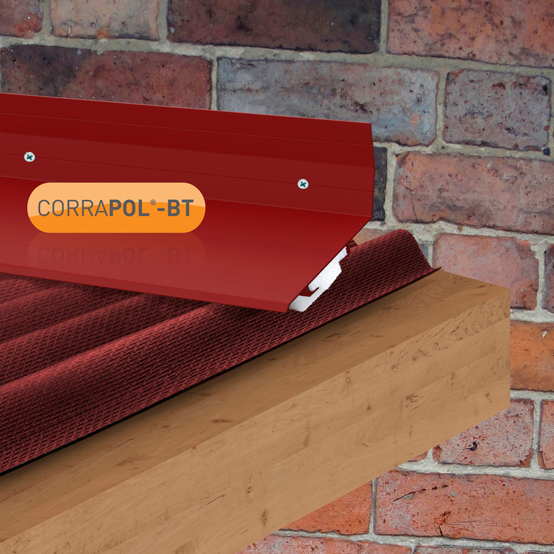Corrapol-BT Wall Top Flashing 3m Red