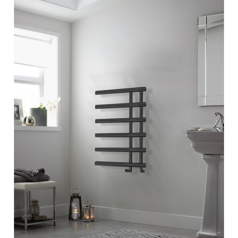Towelrads Mayfair Vertical Designer Radiator Anthracite 795 x 500mm