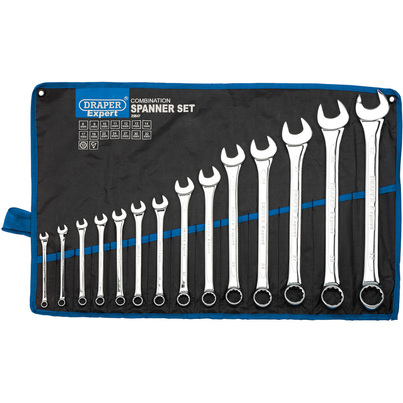 Draper Expert Metric Combination Spanner Set 14 Piece