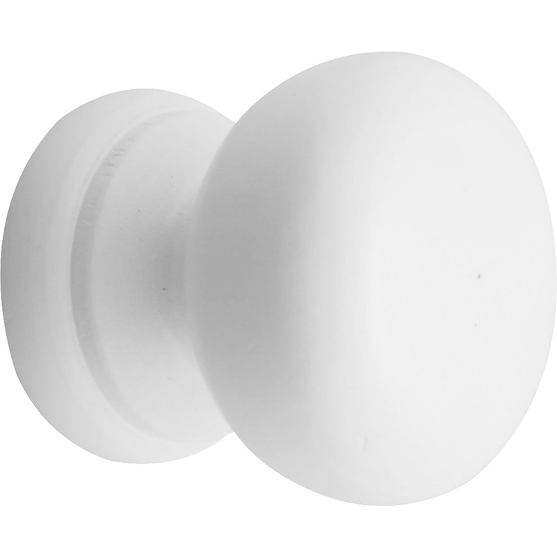 Cabinet Knob White 50mm