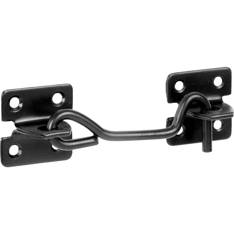 Black Cabin Hook 100mm (4")
