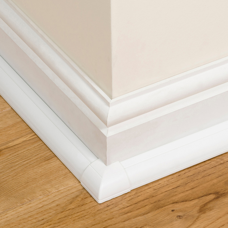 D-Line 1/4 Round Trunking Bends External Bends For 90° Corners