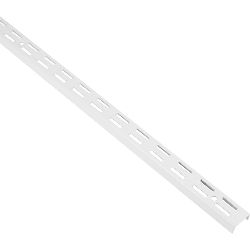 White Twin Slot Shelving Upright 1600mm