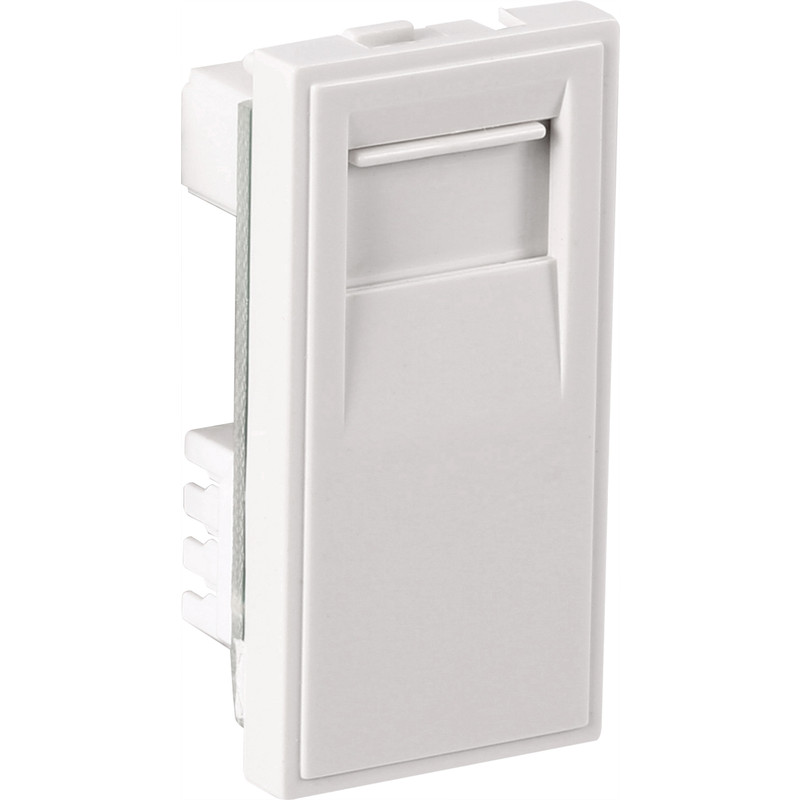 Euro Module Telephone Outlet BT Slave White