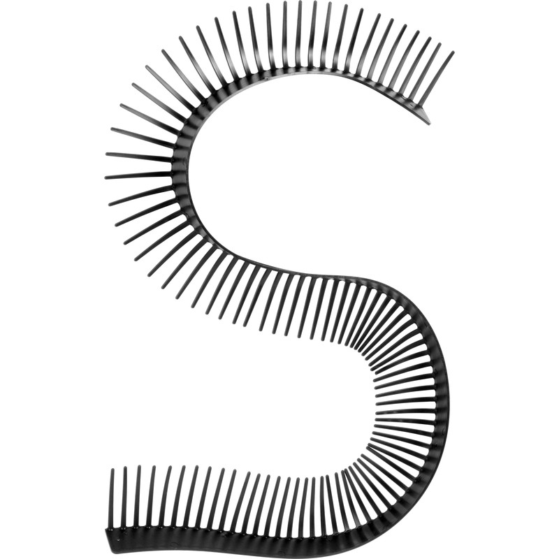 Eaves Comb Filler Black