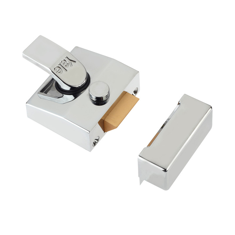 Yale Deadlocking Nightlatch Chrome Narrow