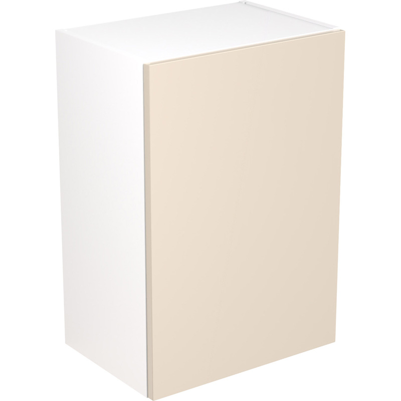Kitchen Kit Flatpack Slab Kitchen Cabinet Wall Unit Super Gloss Cashmere 500mm