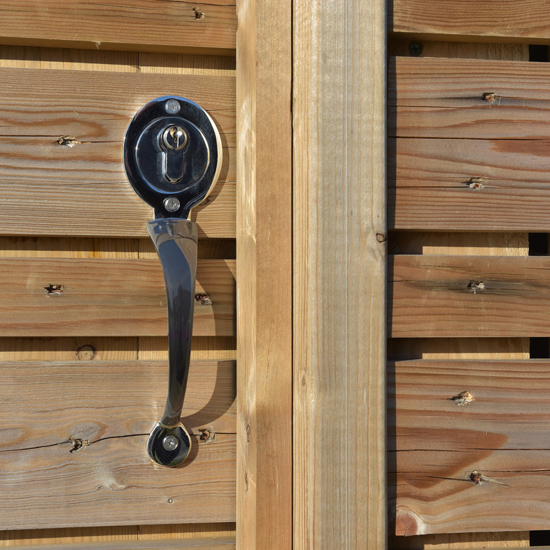 GateMate Euro Lock Pull Handle 200mm Chrome