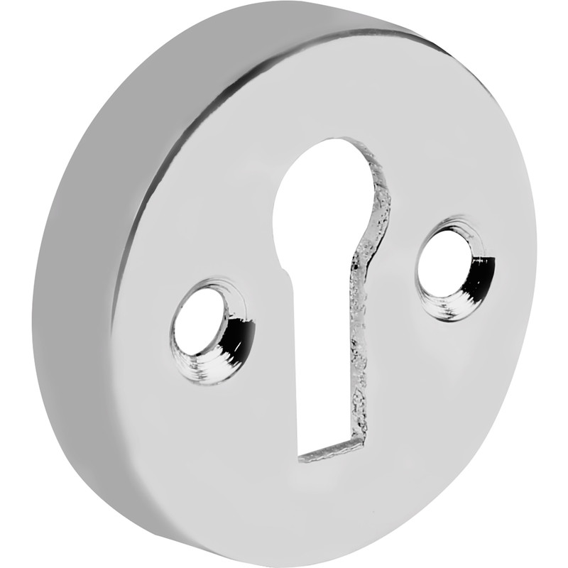 Victorian Open Escutcheon Chrome