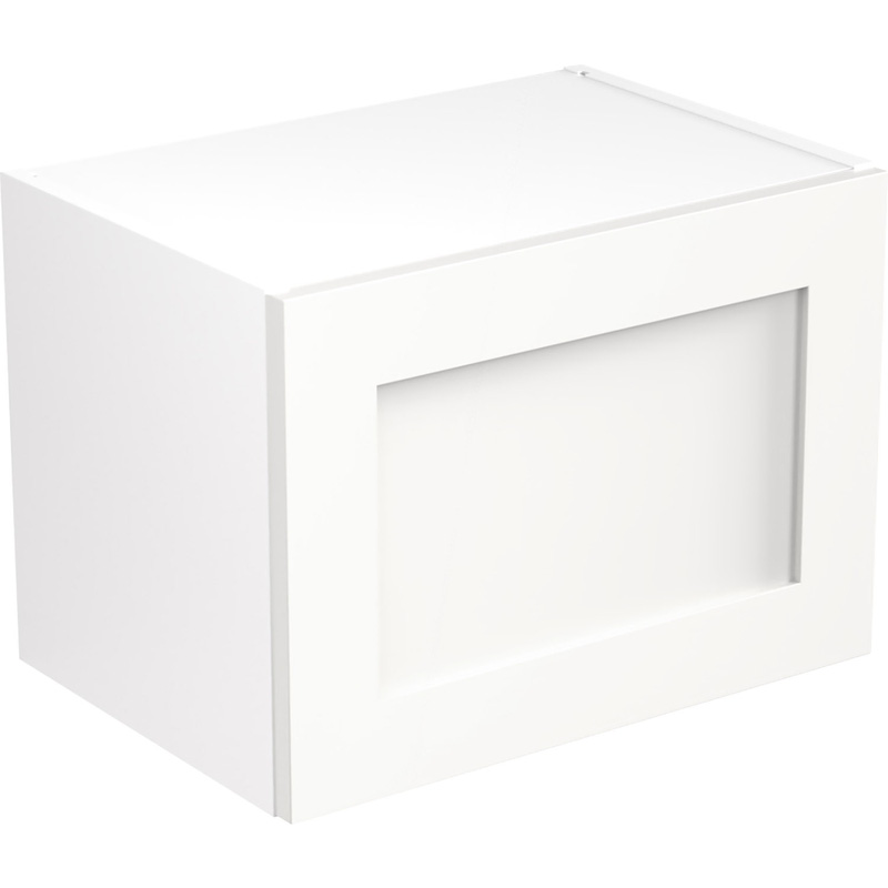 Kitchen Kit Ready Made Shaker Kitchen Cabinet Wall Bridge Unit Ultra Matt White 500mm