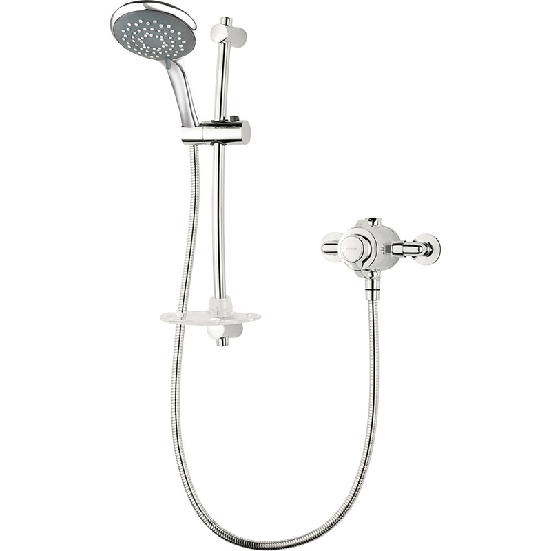 Triton Valdi Thermostatic Concentric Mixer Shower Chrome