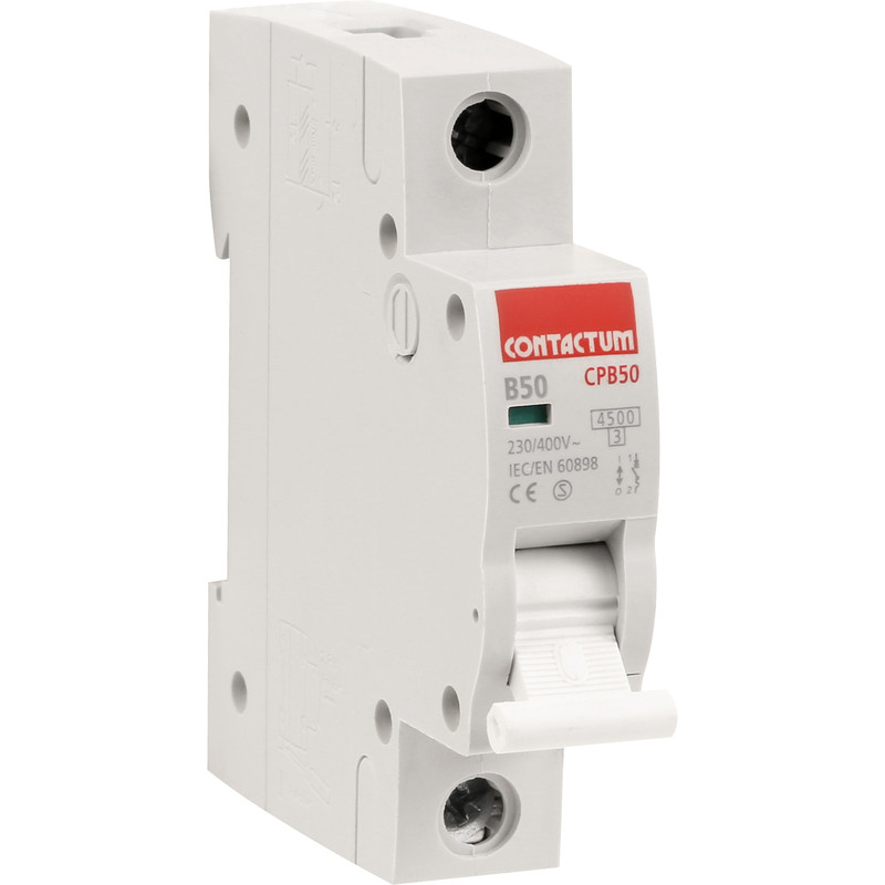 Contactum MCB 50A 6kA SP B Curve