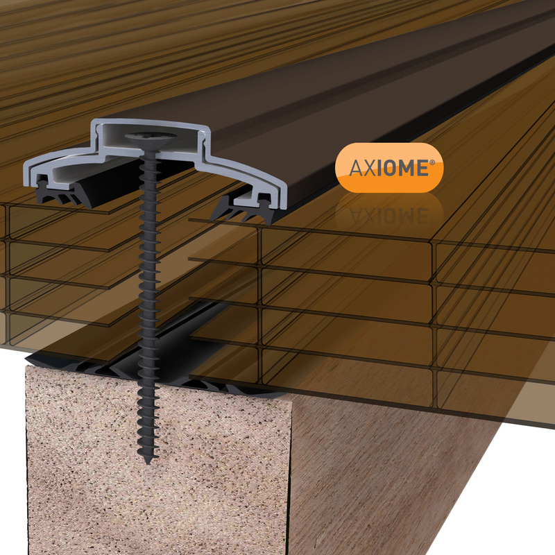 Axiome 25mm Polycarbonate Bronze Fivewall Sheet 690 x 2500mm