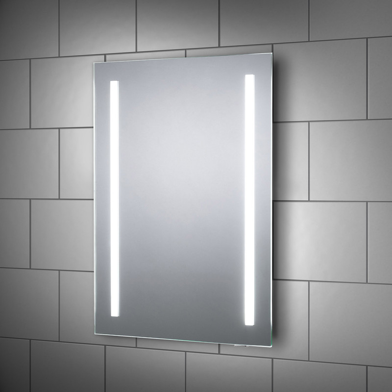Sensio Isla Plus LED Bathroom Mirror Battery Operated Cool White 650 x 500mm
