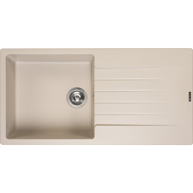 Reginox Harlem Reversible Composite Kitchen Sink & Drainer Single Bowl Caffe
