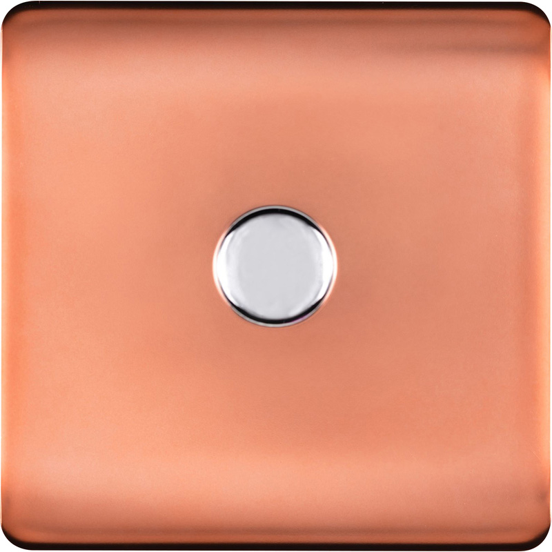 Trendiswitch Copper 1 Gang LED Dimmer Switch 1 Gang