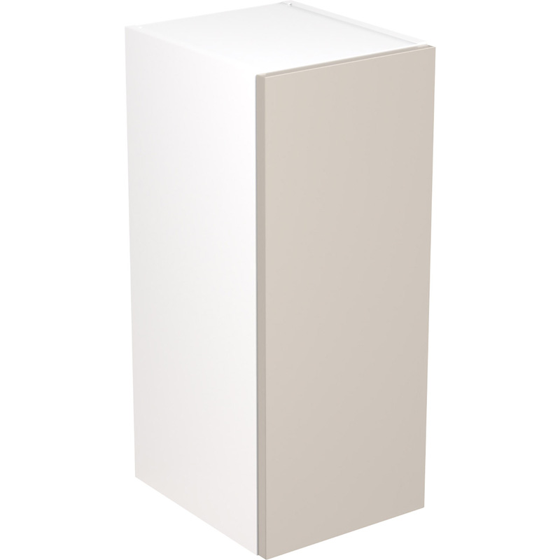 Kitchen Kit Flatpack Slab Kitchen Cabinet Wall Unit Ultra Matt Light Grey 300mm