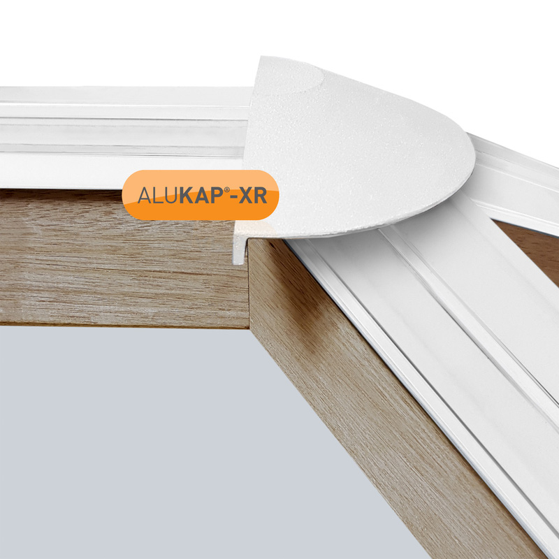 Alukap-XR Radius End Cap White
