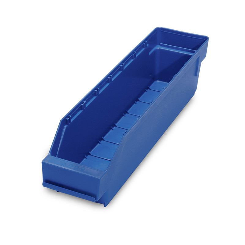 Blue Shelf Bin 400 x 90 x 95mm