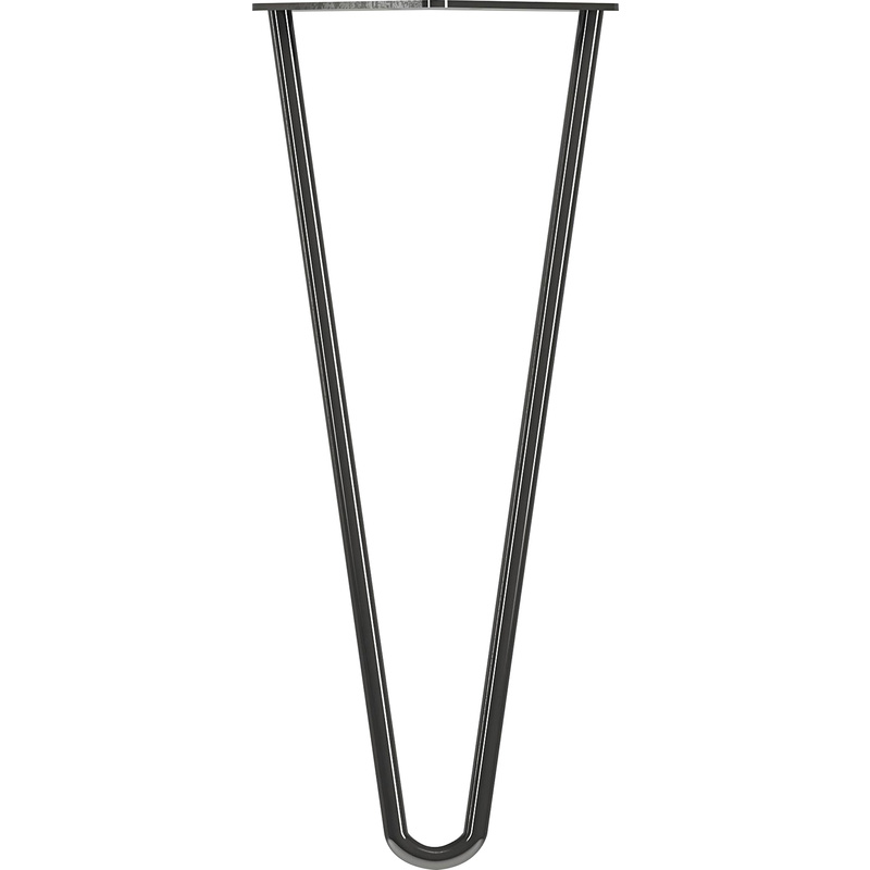 Rothley 2-Pin Hairpin Leg 350mm Gun Metal