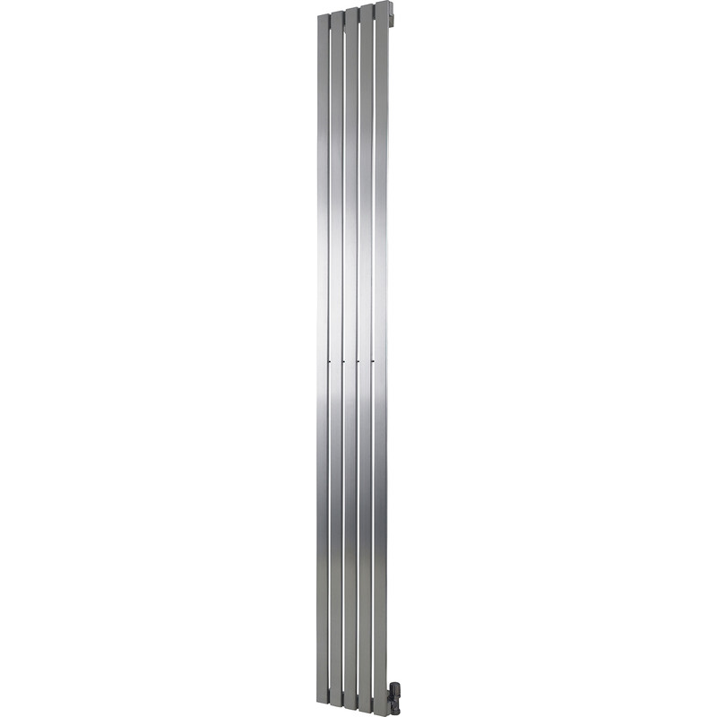 Aeon Lunar Designer Radiator 1500 x 240mm Btu 1985 Brushed Stainless Steel