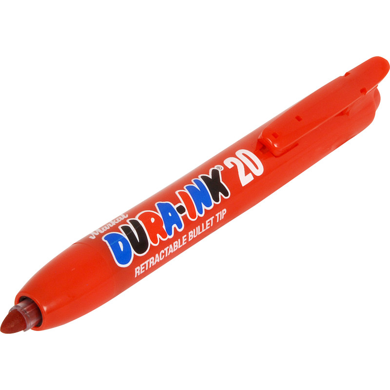 Markal Dura-Ink 20 Retractable Marker Red