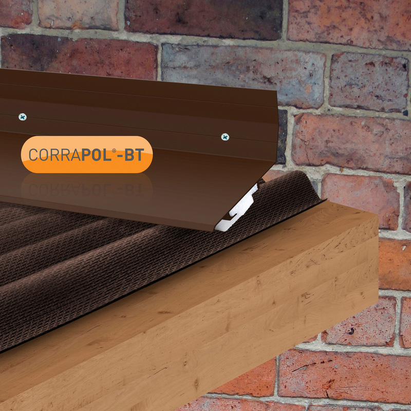 Corrapol-BT Wall Top Flashing 2m Brown
