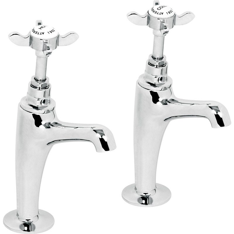 Deva Edwardian Pillar Kitchen Taps