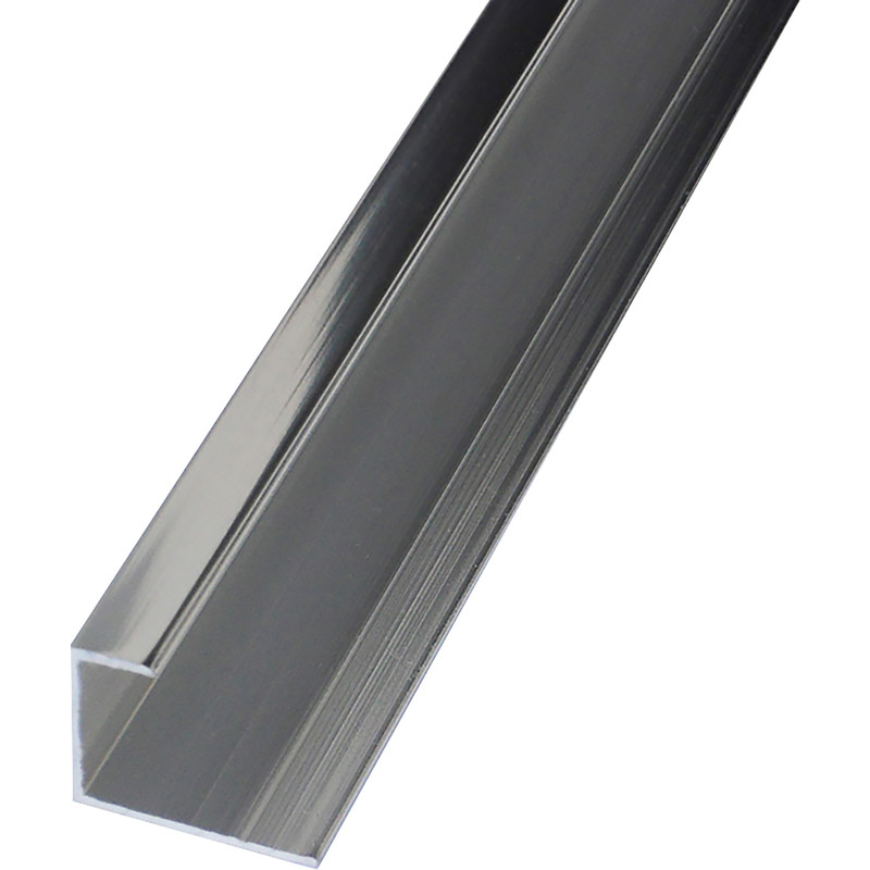 Mermaid Laminate Shower Wall Panel Trims Polished Silver End Cap