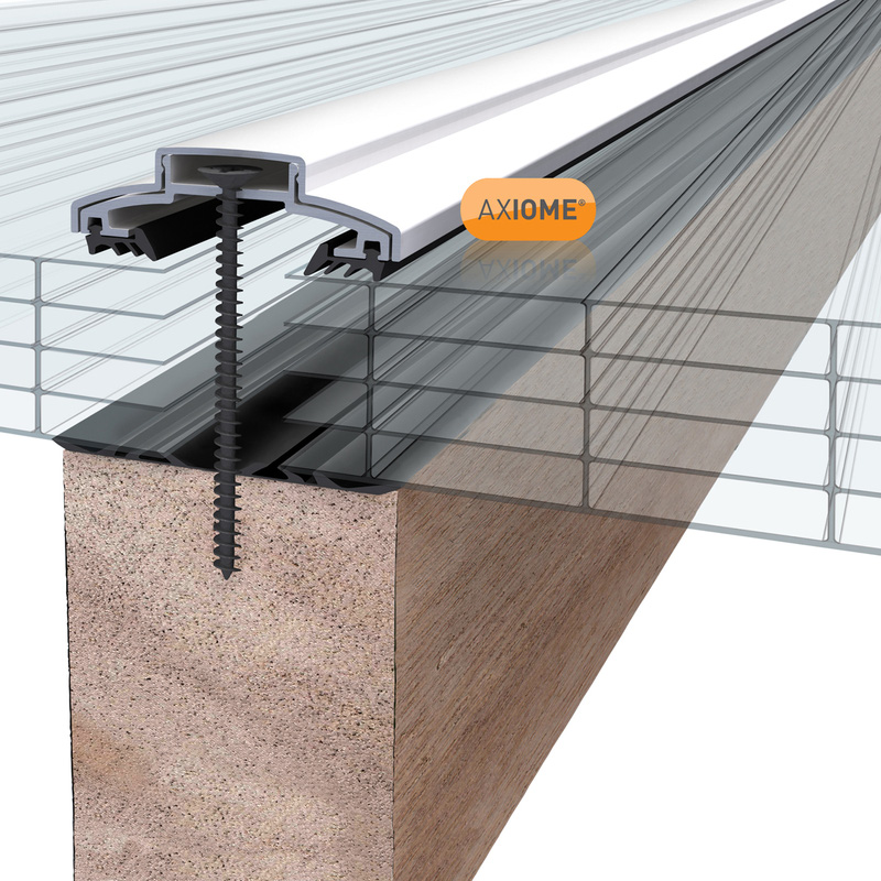 Axiome 25mm Polycarbonate Clear Fivewall Sheet 690 x 5000mm