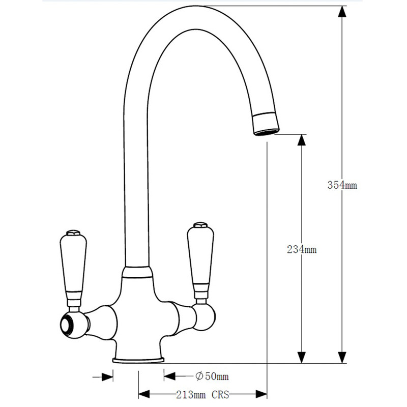 Reginox Reversible Ceramic Kitchen Sink & Drainer Single Bowl White with Brushed Nickel Tap